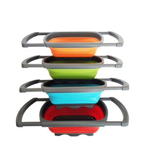 Offre Spéciale pliable Sur Évier Passoires/cuisine Pliable crépine <span class=keywords><strong>Pour</strong></span> légumes et fruits - Product Image 4