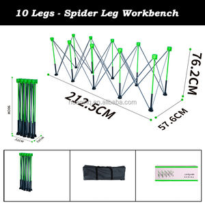 Pata de Mesa Telescópica Plegable de Aleación de <span class=keywords><strong>Aluminio</strong></span>, Marco de Soporte Ajustable para Cortar Piedra, Azulejos, Madera y Vidrio - Product Image 6
