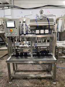 Machine de remplissage et de capsulage de bouteilles de bière METO 6 têtes 8 têtes pour Machine de brassage de bière - Product Image 5