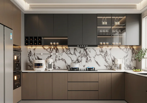 Gabinetes de Cocina Empotrados a Buen Precio, Gabinetes de Cocina Modulares Integrados de Pared para Viviendas, Venta al Por Mayor - Product Image 2