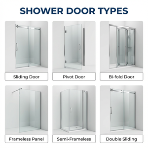 Porte de <span class=keywords><strong>douche</strong></span> en verre sans cadre chromé pour salle de bain, <span class=keywords><strong>douche</strong></span> à l'italienne, vente en gros d'usine - Product Image 2