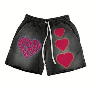 Nouveauté Ensemble sweat-shirt et short personnalisé Sweat-shirts et ensemble de jogging Ensemble de survêtement en molleton délavé pour hommes - Product Image 3