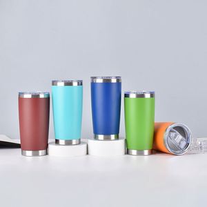 Nuevo Vaso Térmico Portátil de Acero Inoxidable 304 de Doble Pared y Aislamiento al Vacío de 20oz para Coche, Resistente al Hielo, para Uso en Interiores y Exteriores - Product Image 1