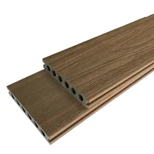 Phật Sơn Rucca WPC Nhà Máy Giá Rẻ Giá Gỗ Tếch Ngoài Trời Gỗ Composite Decking Ban Công Chống Thấm/Sân Thượng/Hồ Bơi Sàn Sàn