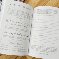 Carnet personnalisé à reliure parfaite avec papier offset, agenda 2024 2025, organiseurs A5, agendas du Ramadan, calendrier