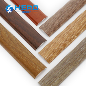 Perfil de Transición para Piso de Aleación de Aluminio con Acabado de Madera, Ecológico, Duradero <span class=keywords><strong>y</strong></span> Personalizable de Fábrica, Marca Hero Metal Tile Threshold - Product Image 1