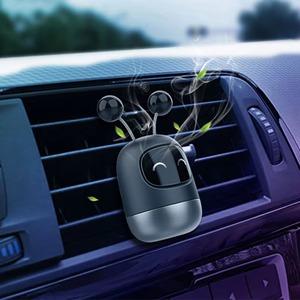 Diffuseur de parfum pour voiture en forme de robot mignon, à clipser sur la sortie d'air, parfum longue durée + parfum solide pour voiture - Product Image 2