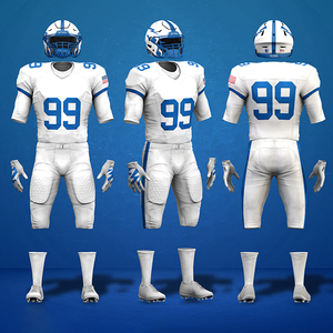 Neueste Spiel American Football Trikots Sublimation Blank American Football Uniform Sets Jugend American Football Wear - Product Image 5