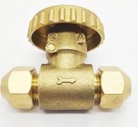 Valve verte Valve de gaz Offre Spéciale Longue durée de vie Cylindre de gaz de pétrole liquéfié 3/4 pouces Valve en laiton à filetage forgé
