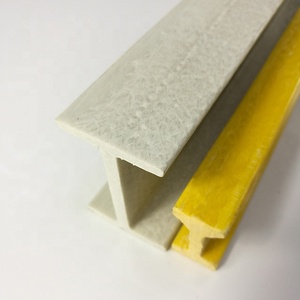 โปรไฟล์ไฟเบอร์กลาสแรงสูงแบบพัลทรูชั่น  คานรูปตัวไอ FRP - Product Image 2