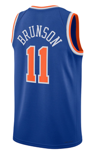 Jersey Basket New York 11 Brunson Bordir Berkualitas Tinggi Grosir, Jahitan Rapi, Jersey Custom dengan Logo - Product Image 2