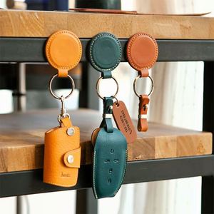 Popular Magnetic <b>Refrigerator</b> with Keychain Pendant Promotional Fridge Magnets PU Leather Accessories for Whiteboard - Product Image 4