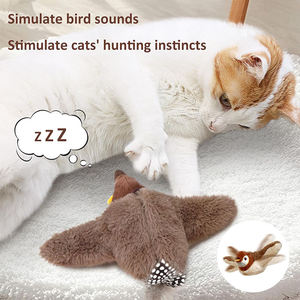 Jouet interactif rechargeable par USB pour chat, jouet simulant <span class=keywords><strong>le</strong></span> gazouillis des ailes du moineau cataire, nouvel arrivage - Product Image 5