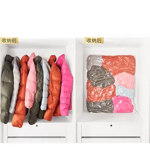 Sacs économiseur d'espace vêtements voyage sacs de rangement à compression sous vide pour couettes couvertures