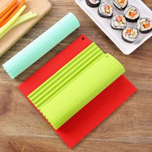 Tapis de cuisson en silicone réutilisable pour sushis, lavable, pour rouler le riz, faire des gâteaux roulés, outil de cuisine, moule - Product Image 4