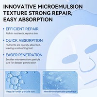 Masque en hydrogel LANBENA à la vitamine C et VA, éclaircissant, anti-taches, antioxydant, purifiant, hydratant, masque facial en feuille, masque BHA, masque pour le visage