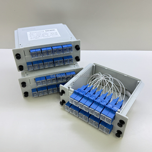 ตัวแยกสัญญาณไฟเบอร์ออปติกแบบ SC สำหรับใส่ในตลับแบบ Carrier Grade 1x16 โมดูลตัวแยกสัญญาณแบบเสียบปลั๊กสำหรับ FTTH - Product Image 5