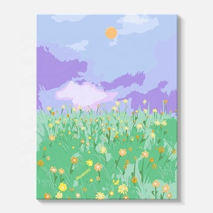 XIXI 2026 Nouvelle Arrivée Peinture par Numéros pour Adultes Débutants Toile Faite à la Main Motif Paysage Animal Décoration Murale Vente en Gros - Product Image 2