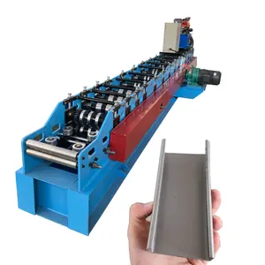CNC C U channel steel CU-shaped steel cold rolled shaped profile roll forming machine