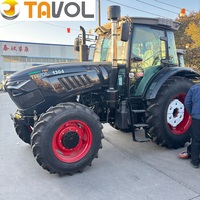 Tracteur agricole diesel YTO 130 CV 4x4 avec boîte de vitesses, longue durée de vie et haute productivité pour usage agricole