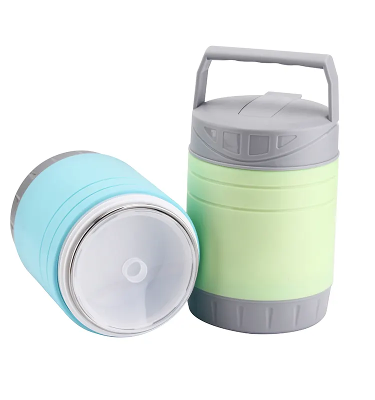 Vaso per alimenti Thermos in plastica con isolamento sottovuoto a doppia parete