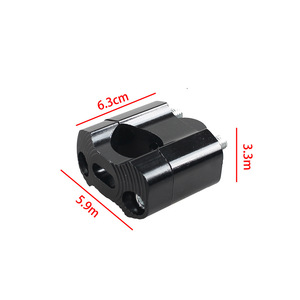 Adaptateur de guidon de moto 28 mm en aluminium CNC pour montage durable et amélioration de la performance - Product Image 2