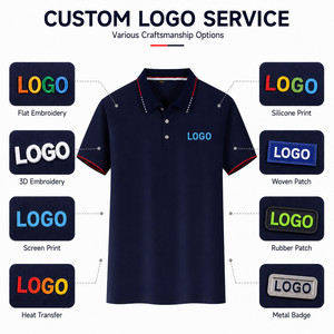 เสื้อโปโลชายแบบสั่งทำ ผ้าโพลีเอสเตอร์ 160 กรัม น้ำหนักเบา แห้งเร็ว ระบายอากาศได้ดี คอเสื้อแบบมีปลาย แขนสั้น - Product Image 2
