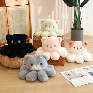 Océan Méduse Chat En Peluche Dessin Animé Pieuvre Calmar Seiche En Peluche Animal Poupée Vie Marine Figure Peluches pour Aquarium - Product Image 3
