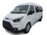 Bus JMC Tuyano 15 places, conduite à gauche, configuration 1+2, émissions Euro 5, moteur 2.8L