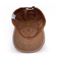 Gorra de Béisbol de 6 Paneles, Retro, Lavada, 100% Algodón, con Estampado Animal, Transpirable, Impermeable, Suave, Unisex, con Hebilla Ajustable en la Parte Trasera