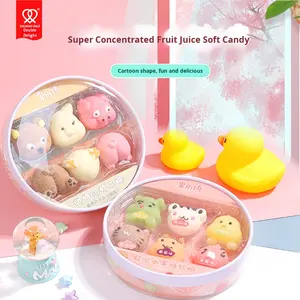 Cartone animato a forma di Halal zucchero dolce caramella acida e dolce aromatizzato succo di gomma alla rinfusa regalo per i bambini - Product Image 6