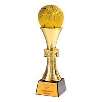 Trophée Résine MVP Tournoi de Basketball Roi des Trois Points, Souvenir Créatif et Cadeau Décoratif de Fête