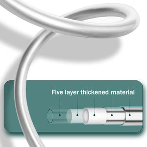 Tuyau <span class=keywords><strong>de</strong></span> douche <span class=keywords><strong>de</strong></span> Bidet en PVC <span class=keywords><strong>de</strong></span> haute qualité pour salle <span class=keywords><strong>de</strong></span> bain toilettes longueur personnalisée avec haute pression d'eau Design moderne <span class=keywords><strong>WC</strong></span> pulvérisateur tuyau - Product Image 5