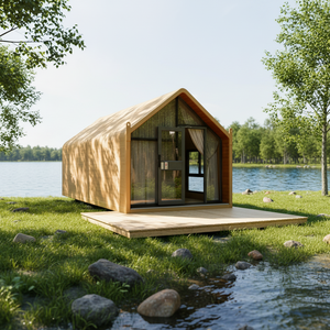 Vie préfabriquée de luxe avec un design contemporain, maison préfabriquée en acier résistante aux ouragans, maison modulaire préfabriquée, efficacité thermique maximale - Product Image 2