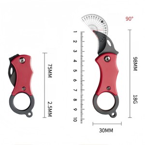 <b>Mini</b> Pocket Utility Tool Portable Stainless Steel Necklace Pendant for Outdoor Camping Hiking Pack Unboxing Keychain Chain - Product Image 2