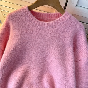 Maglione Lavorato a <span class=keywords><strong>Maglia</strong></span> in Stile Spicy Girl Europeo e Americano per Donne - Design Incrociato Primaverile, Vestibilità Slim, Top Elegante - Product Image 2