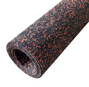 Yiacoustic High Performance Rubber <strong>Cork</strong> Foam Gym <strong>Tiles</strong> Black OEM Soundproofing Acoustic Underlay 3mm Thick 1m*10m Modern Design - Product Image 3