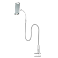 Support universel réglable pour téléphone à long bras et tablette, Logo personnalisable en usine, pour lit, bureau, flexible
