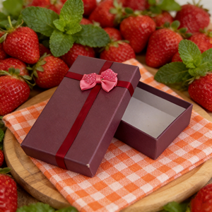 صندوق هدايا فاخر من الورق المقوى بإغلاق مغناطيسي صلب للهدايا في المناسبات/للأعمال، تصميم مجاني بشعار مخصص مع شريط، قابل للطي - Product Image 1