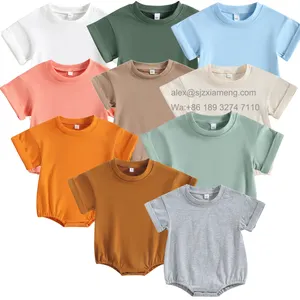Camiseta infantil de manga curta com logotipo personalizado, camiseta infantil de manga curta grande, blusa de algodão lisa em branco para meninos, camiseta de verão 2024-2024