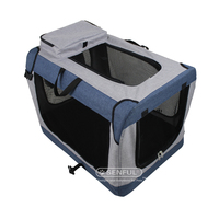 Nouvelle maison pliable pour animaux de compagnie en acier, portable, pour l'intérieur, l'extérieur, les voyages et le camping