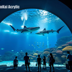 <strong>Ocean</strong> Park Modern Luxury Customized Design Underwater Tunnel Sharks Killer Whales Seawater Large Acrylic <strong>Fish</strong> <strong>Tanks</strong> - Product Image 1