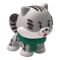 Kustom Pabrik mainan Model PVC seni lembut kartun 3D mainan boneka kecil Anime vinil untuk merek anda