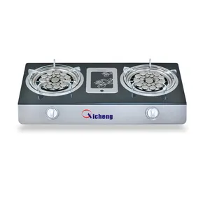 Household 3-burners Double Stove Built-in Natural Gas Kitchen Stove Liquefied Petroleum Lpg Gas Stove Fierce