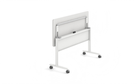 Table de formation pliante E0 MFC, directement de l'usine, avec forme personnalisée et système de verrouillage du plateau auto-bloquant