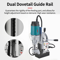 Taladro Magnético Portátil BODA JD2-35E, 10000N de Adhesión, 1500W, Máquina de Perforación de Núcleos de 35mm para Metal Industrial