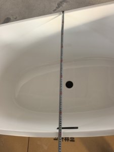 <span class=keywords><strong>Baignoire</strong></span> autoportante ovale CUPC pour bain intérieur, noire, avec vidange à débordement et massage par remous - Product Image 5