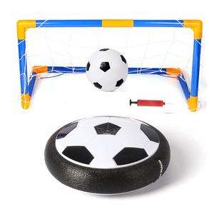 Pallone da Calcio Elettrico Mini per Interni con Luci LED Lampeggianti e Musica, Giocattolo a Propulsione d'Aria - Product Image 1