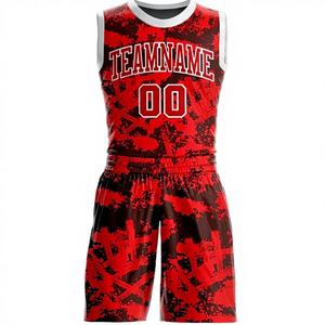 Conjunto de Uniforme de Baloncesto Personalizado con Costuras a Medida, Modelo 2026, Transpirable, Sublimado, para Equipo - Product Image 1