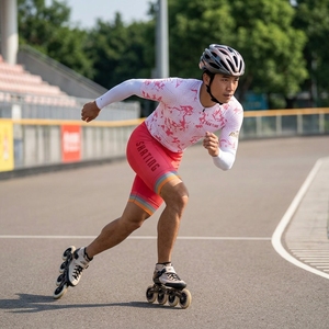 Uniforme de Patinaje de Velocidad con Estampado por Sublimación, Diseño Personalizado, Ropa Deportiva Transpirable de Poliéster para Competencia y Entrenamiento Diario - Product Image 2